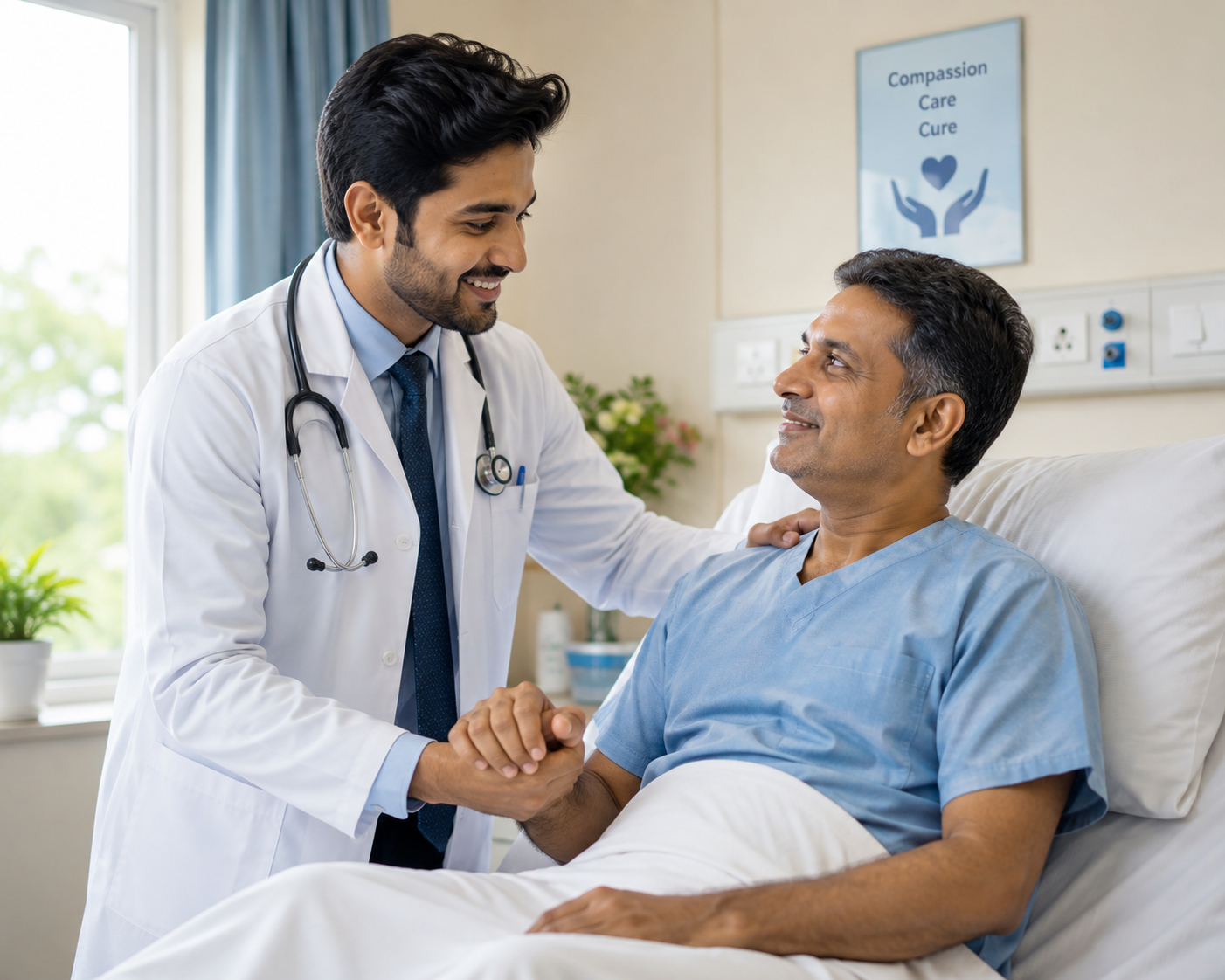 Specialist doctors conducting medical review at PES Hospitals